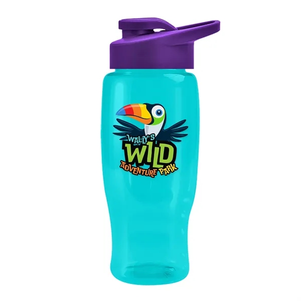 27 Oz Bottle w/ Drink Thru Lid made from Recycled rPET.... from ASI 40480 Koozie Group