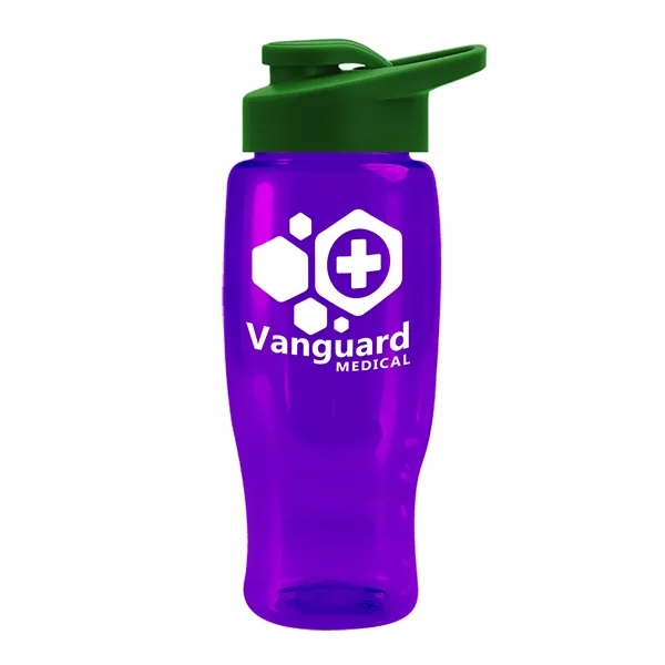 27 Oz Bottle w/ Drink Thru Lid made from Recycled rPET.... from ASI 40480 Koozie Group