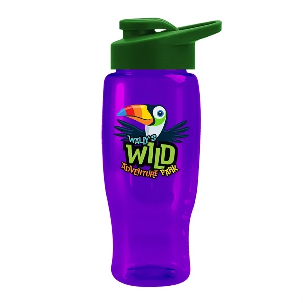 27 Oz Bottle w/ Drink Thru Lid made from Recycled rPET.... from ASI 40480 Koozie Group