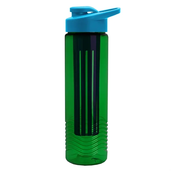 Wave 24 oz. Slim Cylinder Wave Design with Drink thru lid... from ASI 40480 Koozie Group