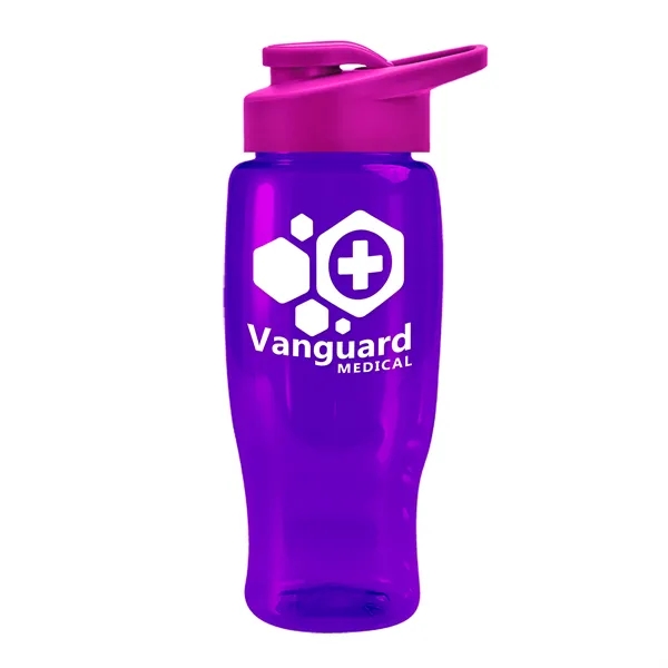 27 Oz Bottle w/ Drink Thru Lid made from Recycled rPET.... from ASI 40480 Koozie Group