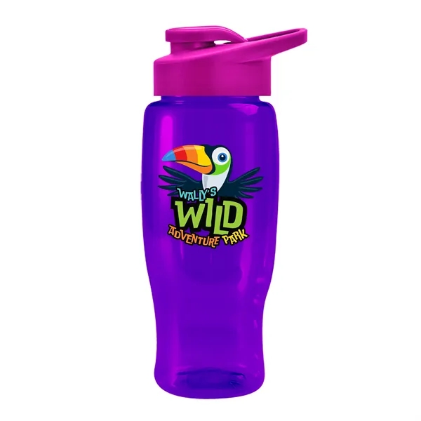 27 Oz Bottle w/ Drink Thru Lid made from Recycled rPET.... from ASI 40480 Koozie Group