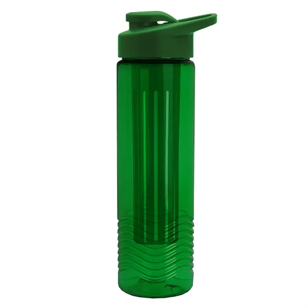 Wave 24 oz. Slim Cylinder Wave Design with Drink thru lid... from ASI 40480 Koozie Group