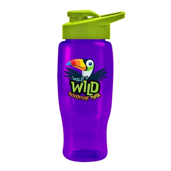 27 Oz Bottle w/ Drink Thru Lid made from Recycled rPET.... from ASI 40480 Koozie Group