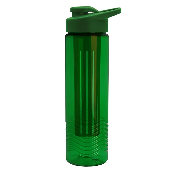 Wave 24 oz. Slim Cylinder Wave Design with Drink thru lid... from ASI 40480 Koozie Group