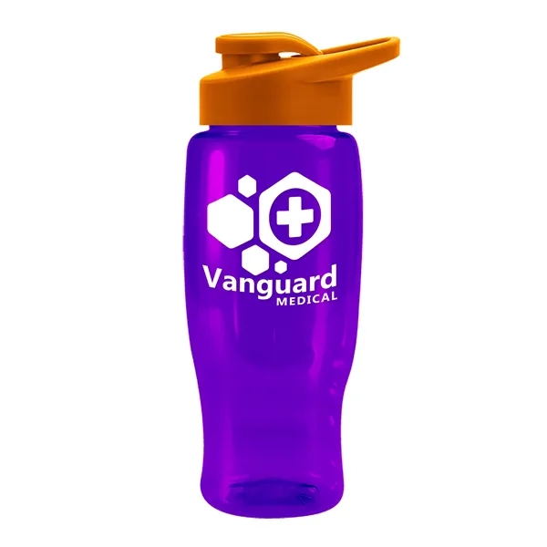 27 Oz Bottle w/ Drink Thru Lid made from Recycled rPET.... from ASI 40480 Koozie Group