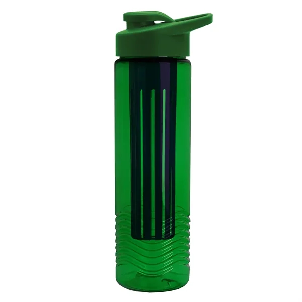 Wave 24 oz. Slim Cylinder Wave Design with Drink thru lid... from ASI 40480 Koozie Group