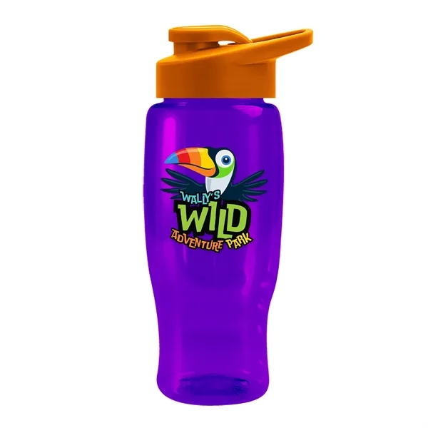 27 Oz Bottle w/ Drink Thru Lid made from Recycled rPET.... from ASI 40480 Koozie Group