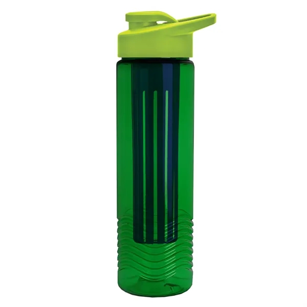 Wave 24 oz. Slim Cylinder Wave Design with Drink thru lid... from ASI 40480 Koozie Group