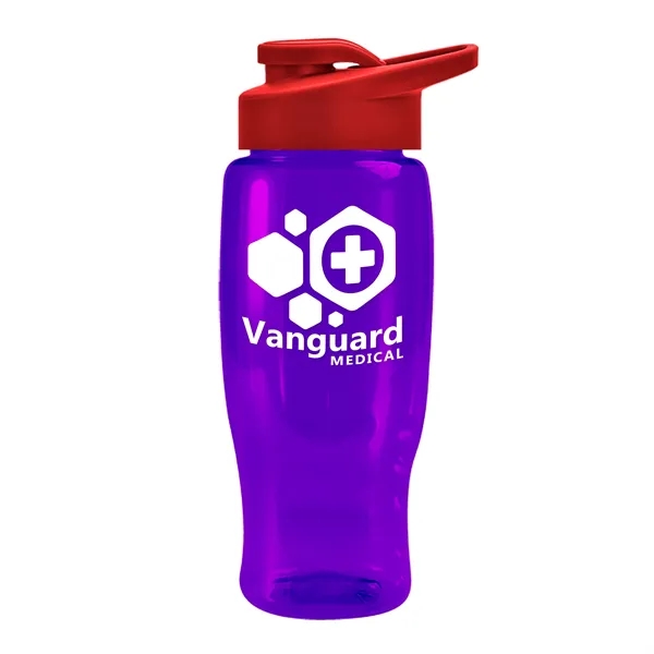 27 Oz Bottle w/ Drink Thru Lid made from Recycled rPET.... from ASI 40480 Koozie Group