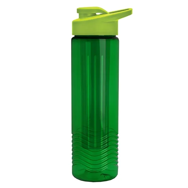 Wave 24 oz. Slim Cylinder Wave Design with Drink thru lid... from ASI 40480 Koozie Group