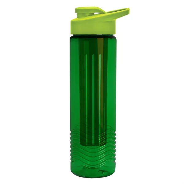 Wave 24 oz. Slim Cylinder Wave Design with Drink thru lid... from ASI 40480 Koozie Group