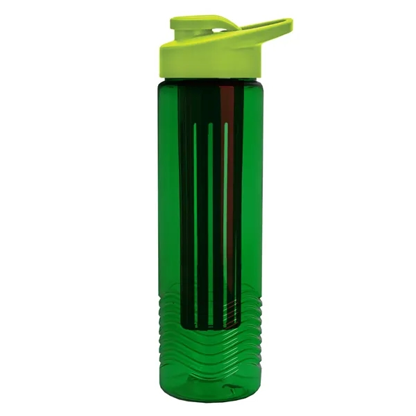 Wave 24 oz. Slim Cylinder Wave Design with Drink thru lid... from ASI 40480 Koozie Group