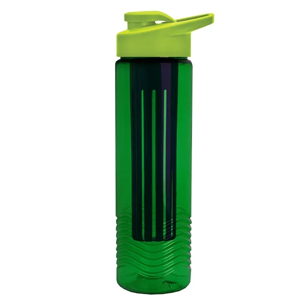 Wave 24 oz. Slim Cylinder Wave Design with Drink thru lid... from ASI 40480 Koozie Group