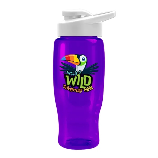 27 Oz Bottle w/ Drink Thru Lid made from Recycled rPET.... from ASI 40480 Koozie Group
