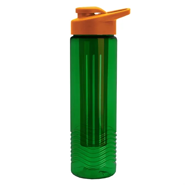 Wave 24 oz. Slim Cylinder Wave Design with Drink thru lid... from ASI 40480 Koozie Group