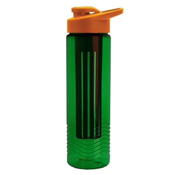 Wave 24 oz. Slim Cylinder Wave Design with Drink thru lid... from ASI 40480 Koozie Group