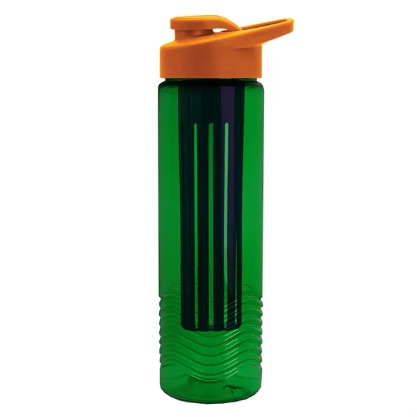 Wave 24 oz. Slim Cylinder Wave Design with Drink thru lid... from ASI 40480 Koozie Group