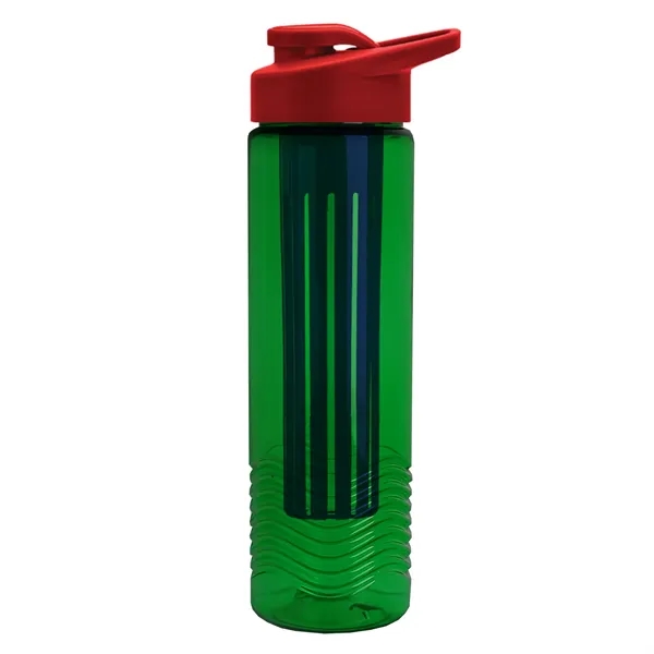 Wave 24 oz. Slim Cylinder Wave Design with Drink thru lid... from ASI 40480 Koozie Group