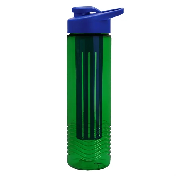 Wave 24 oz. Slim Cylinder Wave Design with Drink thru lid... from ASI 40480 Koozie Group