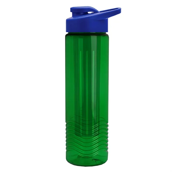 Wave 24 oz. Slim Cylinder Wave Design with Drink thru lid... from ASI 40480 Koozie Group