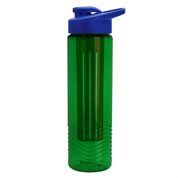 Wave 24 oz. Slim Cylinder Wave Design with Drink thru lid... from ASI 40480 Koozie Group