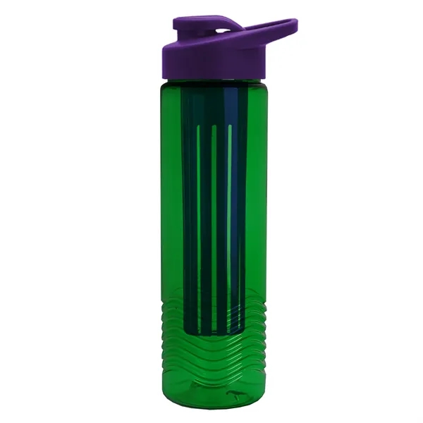 Wave 24 oz. Slim Cylinder Wave Design with Drink thru lid... from ASI 40480 Koozie Group
