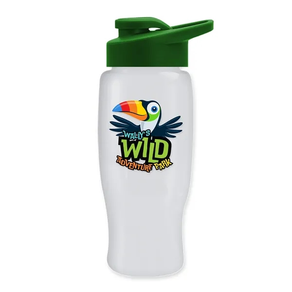 27 Oz Bottle w/ Drink Thru Lid made from Recycled rPET.... from ASI 40480 Koozie Group