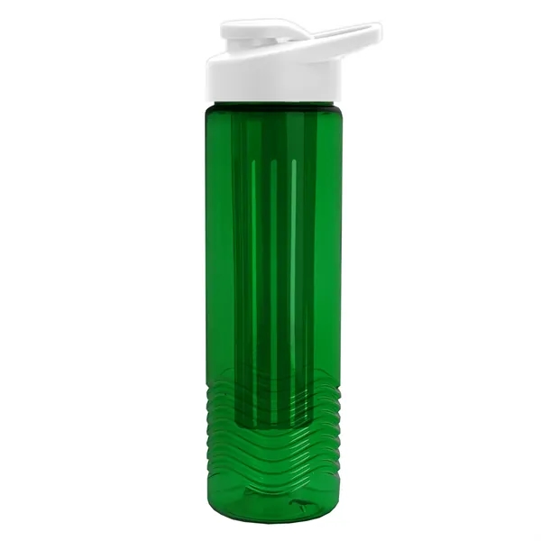 Wave 24 oz. Slim Cylinder Wave Design with Drink thru lid... from ASI 40480 Koozie Group