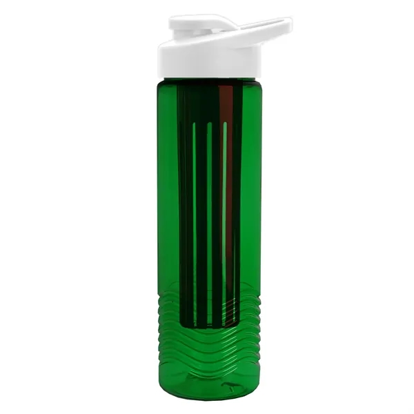 Wave 24 oz. Slim Cylinder Wave Design with Drink thru lid... from ASI 40480 Koozie Group