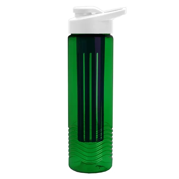 Wave 24 oz. Slim Cylinder Wave Design with Drink thru lid... from ASI 40480 Koozie Group