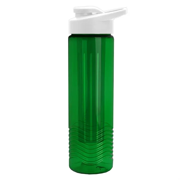 Wave 24 oz. Slim Cylinder Wave Design with Drink thru lid... from ASI 40480 Koozie Group
