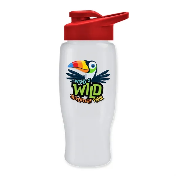 27 Oz Bottle w/ Drink Thru Lid made from Recycled rPET.... from ASI 40480 Koozie Group