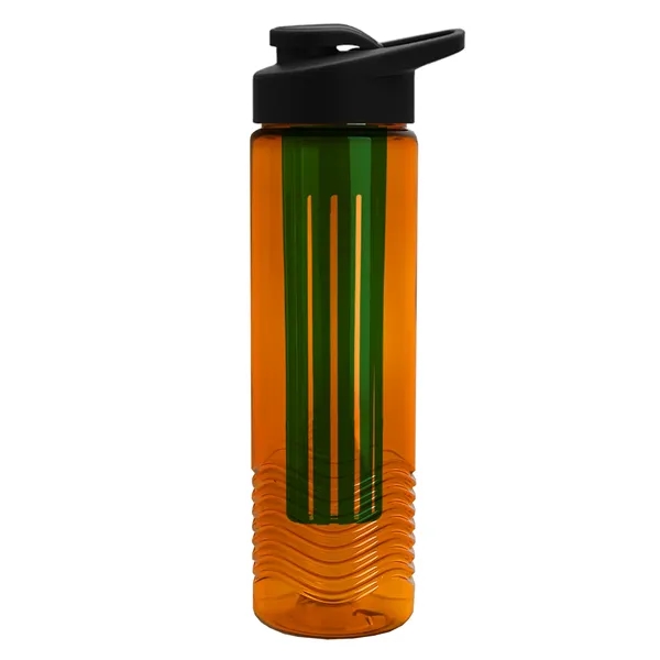 Wave 24 oz. Slim Cylinder Wave Design with Drink thru lid... from ASI 40480 Koozie Group