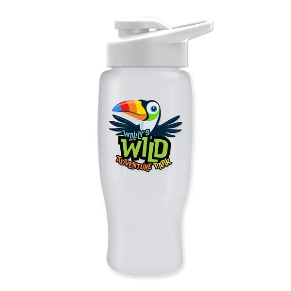 27 Oz Bottle w/ Drink Thru Lid made from Recycled rPET.... from ASI 40480 Koozie Group