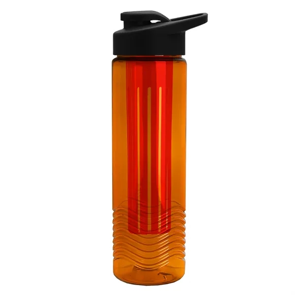 Wave 24 oz. Slim Cylinder Wave Design with Drink thru lid... from ASI 40480 Koozie Group
