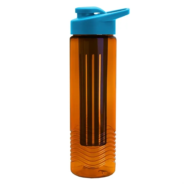 Wave 24 oz. Slim Cylinder Wave Design with Drink thru lid... from ASI 40480 Koozie Group