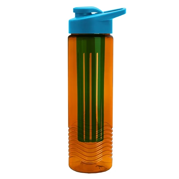 Wave 24 oz. Slim Cylinder Wave Design with Drink thru lid... from ASI 40480 Koozie Group