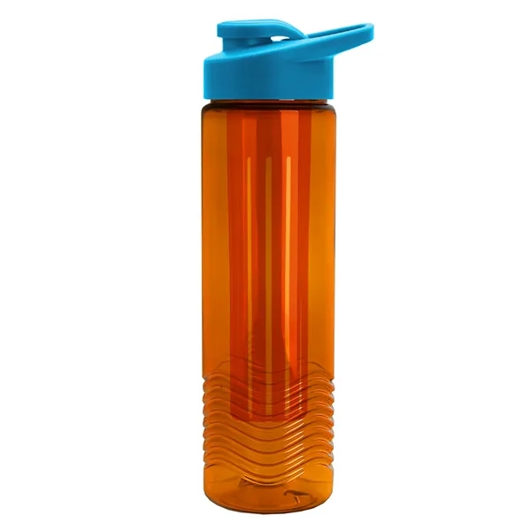 Wave 24 oz. Slim Cylinder Wave Design with Drink thru lid... from ASI 40480 Koozie Group