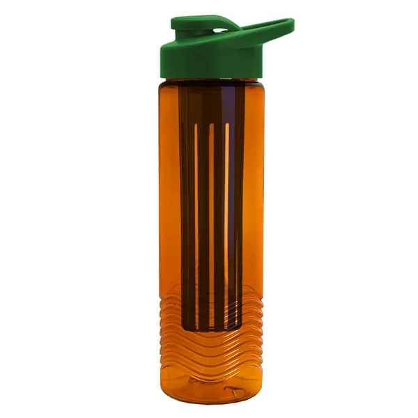 Wave 24 oz. Slim Cylinder Wave Design with Drink thru lid... from ASI 40480 Koozie Group