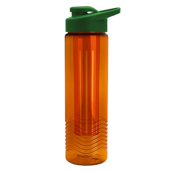 Wave 24 oz. Slim Cylinder Wave Design with Drink thru lid... from ASI 40480 Koozie Group