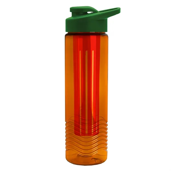 Wave 24 oz. Slim Cylinder Wave Design with Drink thru lid... from ASI 40480 Koozie Group