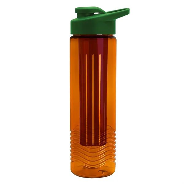 Wave 24 oz. Slim Cylinder Wave Design with Drink thru lid... from ASI 40480 Koozie Group
