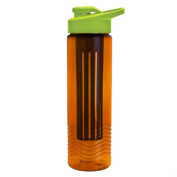 Wave 24 oz. Slim Cylinder Wave Design with Drink thru lid... from ASI 40480 Koozie Group