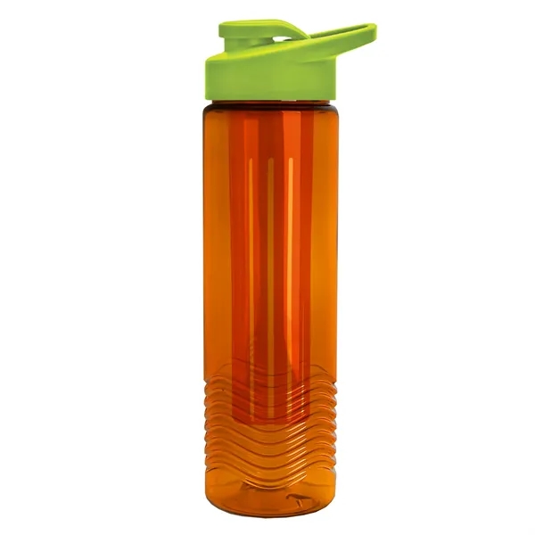 Wave 24 oz. Slim Cylinder Wave Design with Drink thru lid... from ASI 40480 Koozie Group