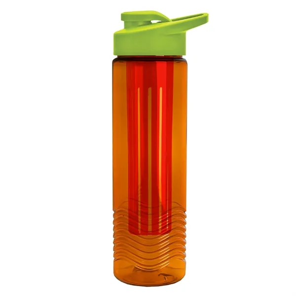 Wave 24 oz. Slim Cylinder Wave Design with Drink thru lid... from ASI 40480 Koozie Group