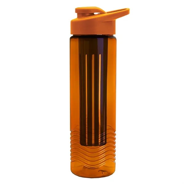 Wave 24 oz. Slim Cylinder Wave Design with Drink thru lid... from ASI 40480 Koozie Group