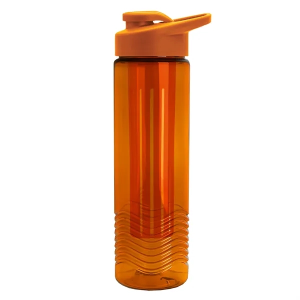 Wave 24 oz. Slim Cylinder Wave Design with Drink thru lid... from ASI 40480 Koozie Group