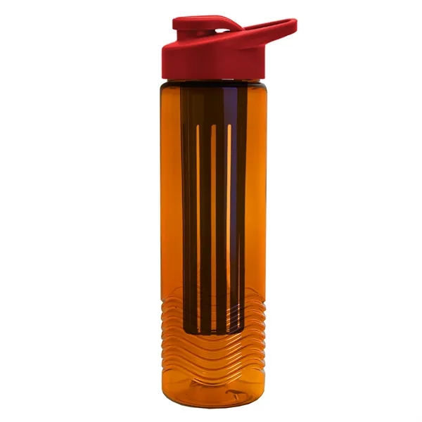Wave 24 oz. Slim Cylinder Wave Design with Drink thru lid... from ASI 40480 Koozie Group