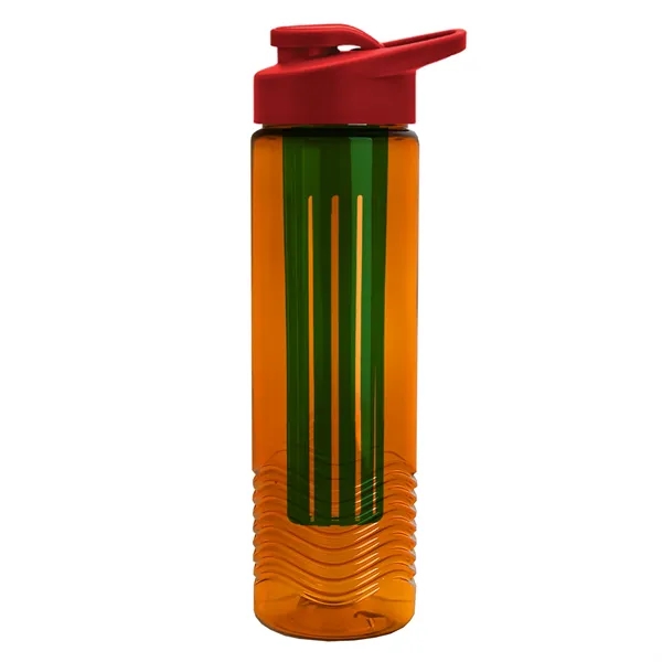 Wave 24 oz. Slim Cylinder Wave Design with Drink thru lid... from ASI 40480 Koozie Group